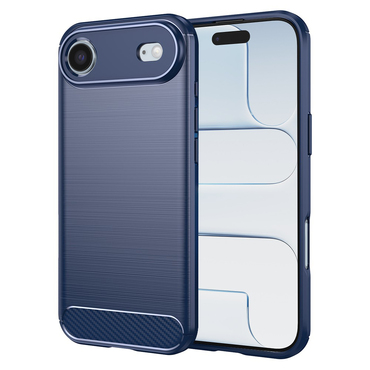 TPU gel maska "Brushed Carbon" za iPhone Air - plav