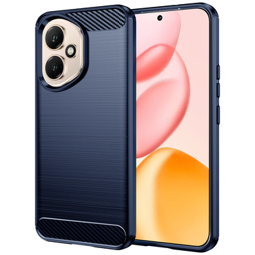TPU gel maska "Brushed Carbon" za Honor 400 - plav