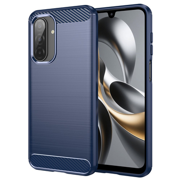 TPU gel maska "Brushed Carbon" za Samsung Galaxy A17 4G / A17 5G - plav