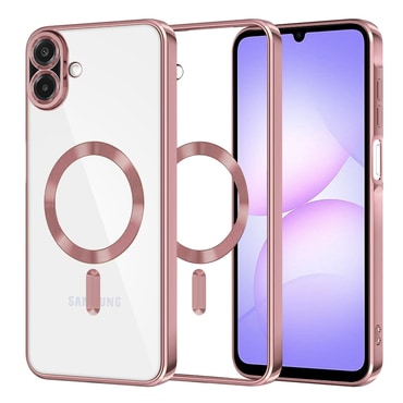 Maskica Techsuit "Luxury Crystal MagSafe" za Samsung Galaxy A07 - roza