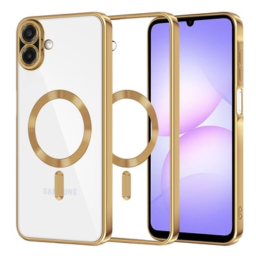 Maskica Techsuit "Luxury Crystal MagSafe" za Samsung Galaxy A07 - zlatan