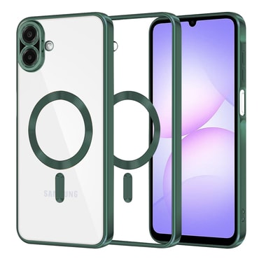 Maskica Techsuit "Luxury Crystal MagSafe" za Samsung Galaxy A07 - tamno zelen