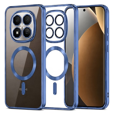 Maskica Techsuit "Luxury Crystal MagSafe" za Xiaomi Redmi Note 15 Pro Plus / Poco M8 Pro - tamno plav