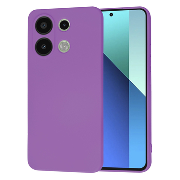 Silikonska maska Techsuit SoftFlex za Xiaomi Redmi Note 13 4G - ljubičasta