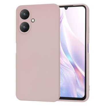 Silikonska maska Techsuit SoftFlex za Xiaomi Redmi 13C 5G - svijetlo roza