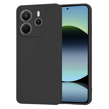 Silikonska maska Techsuit SoftFlex za Xiaomi Redmi Note 14 4G - crna