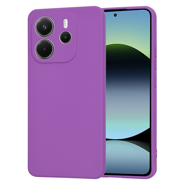 Silikonska maska Techsuit SoftFlex za Xiaomi Redmi Note 14 4G - ljubičasta