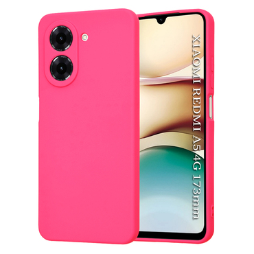 Silikonska maska Techsuit SoftFlex za Xiaomi Redmi A5 - roza
