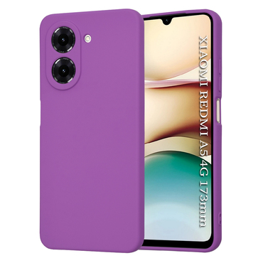Silikonska maska Techsuit SoftFlex za Xiaomi Redmi A5 - ljubičasta