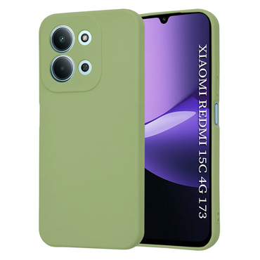 Silikonska maska Techsuit SoftFlex za Xiaomi Redmi 15C 4G / 5G - matcha