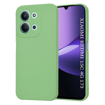 Silikonska maska Techsuit SoftFlex za Xiaomi Redmi 15C 4G / 5G - mint