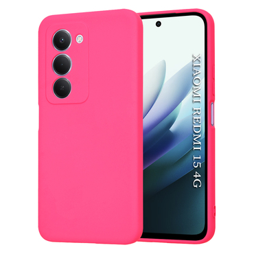 Silikonska maska Techsuit SoftFlex za Xiaomi Redmi 15 4G / 5G - roza