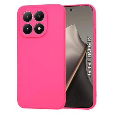 Silikonska maska Techsuit SoftFlex za Xiaomi 15T - roza
