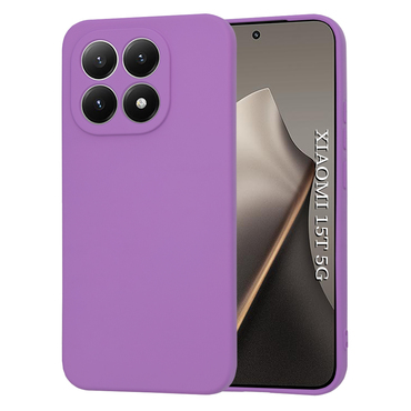 Silikonska maska Techsuit SoftFlex za Xiaomi 15T - ljubičasta