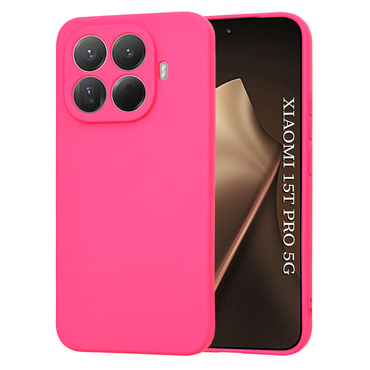 Silikonska maska Techsuit SoftFlex za Xiaomi 15T Pro - roza