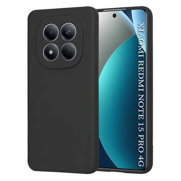 Silikonska maska Techsuit SoftFlex za Xiaomi Redmi Note 15 Pro 4G - crna