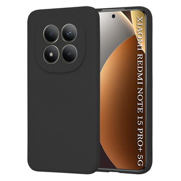 Silikonska maska Techsuit SoftFlex za Xiaomi Redmi Note 15 Pro Plus / Poco M8 Pro - crna