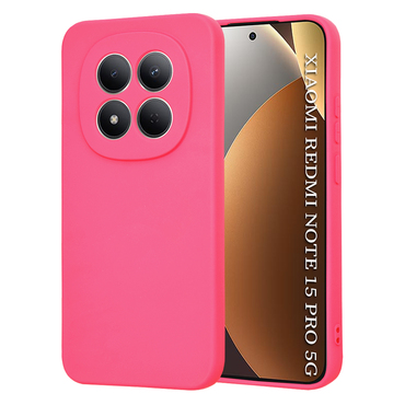 Silikonska maska Techsuit SoftFlex za Xiaomi Redmi Note 15 Pro 5G - roza