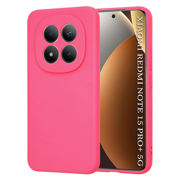 Silikonska maska Techsuit SoftFlex za Xiaomi Redmi Note 15 Pro Plus / Poco M8 Pro - roza