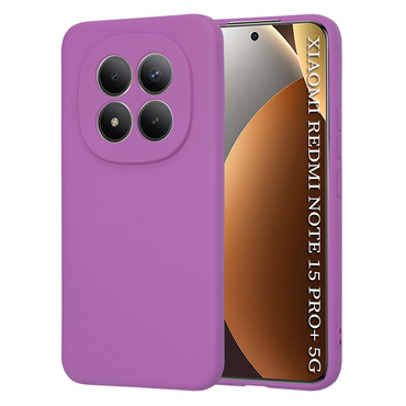 Silikonska maska Techsuit SoftFlex za Xiaomi Redmi Note 15 Pro Plus / Poco M8 Pro - ljubičasta