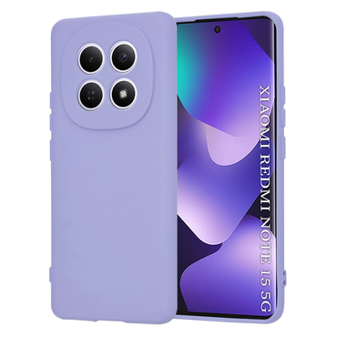 Silikonska maska Techsuit SoftFlex za Xiaomi Redmi Note 15 4G / Redmi Note 15 5G / Poco M8 - svijetlo ljubičasta