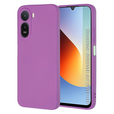 Silikonska maska Techsuit SoftFlex za Xiaomi Redmi A7 Pro - ljubičasta