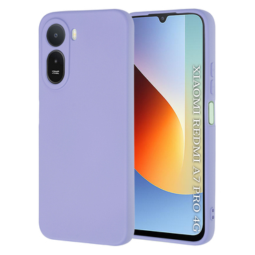 Silikonska maska Techsuit SoftFlex za Xiaomi Redmi A7 Pro - svijetlo ljubičasta