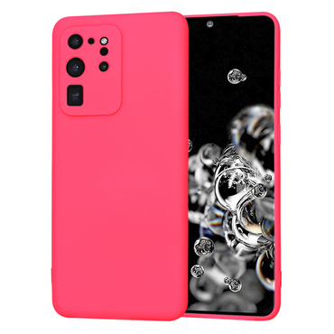 Silikonska maska Techsuit SoftFlex za Samsung Galaxy S20 Ultra - roza