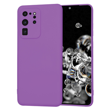 Silikonska maska Techsuit SoftFlex za Samsung Galaxy S20 Ultra - ljubičasta
