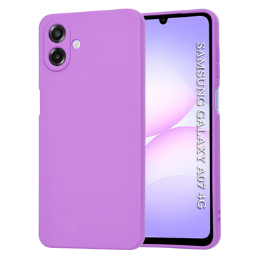 Silikonska maska Techsuit SoftFlex za Samsung Galaxy A07 - ljubičasta
