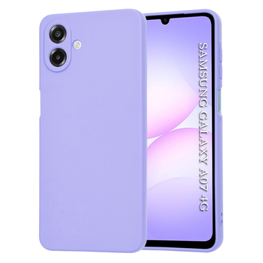 Silikonska maska Techsuit SoftFlex za Samsung Galaxy A07 - svijetlo ljubičasta