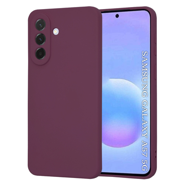 Silikonska maska Techsuit SoftFlex za Samsung Galaxy A57 - tamno crven