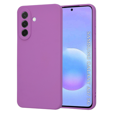 Silikonska maska Techsuit SoftFlex za Samsung Galaxy A57 - ljubičasta