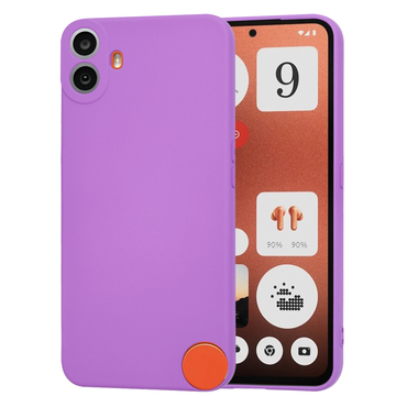 Silikonska maska Techsuit SoftFlex za Nothing CMF Phone 1 - ljubičasta