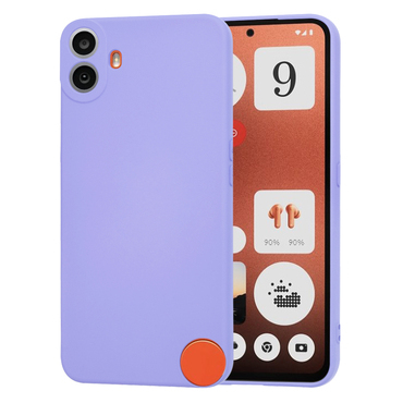 Silikonska maska Techsuit SoftFlex za Nothing CMF Phone 1 - svijetlo ljubičasta