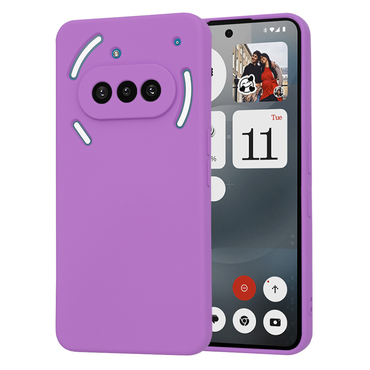 Silikonska maska Techsuit SoftFlex za Nothing Phone (3a) - ljubičasta