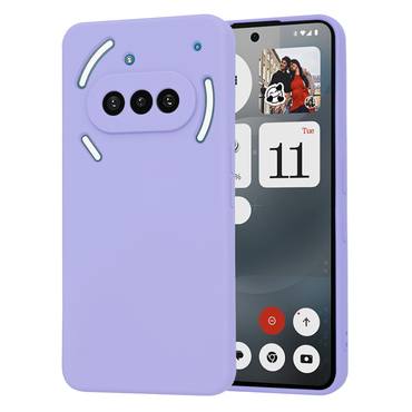 Silikonska maska Techsuit SoftFlex za Nothing Phone (3a) - svijetlo ljubičasta