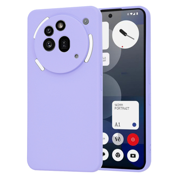 Silikonska maska Techsuit SoftFlex za Nothing Phone (3a) Pro - svijetlo ljubičasta