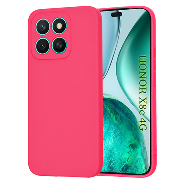 Silikonska maska Techsuit SoftFlex za Honor X8c - roza