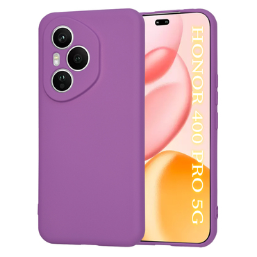 Silikonska maska Techsuit SoftFlex za Honor 400 Pro - ljubičasta