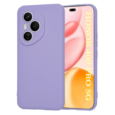 Silikonska maska Techsuit SoftFlex za Honor 400 Pro - svijetlo ljubičasta