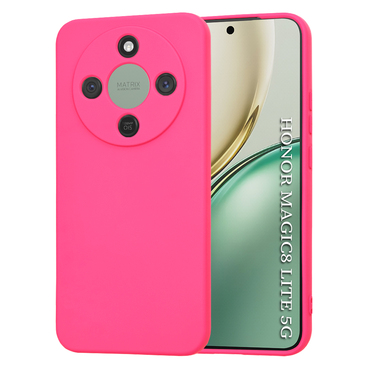 Silikonska maska Techsuit SoftFlex za Honor Magic8 Lite - roza