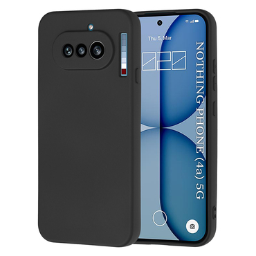 Silikonska maska Techsuit SoftFlex za Nothing Phone (4a) - crna