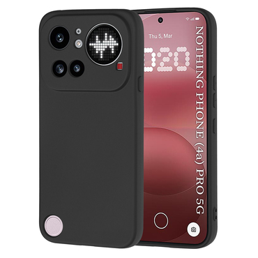 Silikonska maska Techsuit SoftFlex za Nothing Phone (4a) Pro - crna