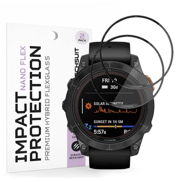 2-Pack zaštitnih folija 3D Full Body Techsuit "Nano Flex" za (2 pack) Garmin Fenix 7 Pro Solar