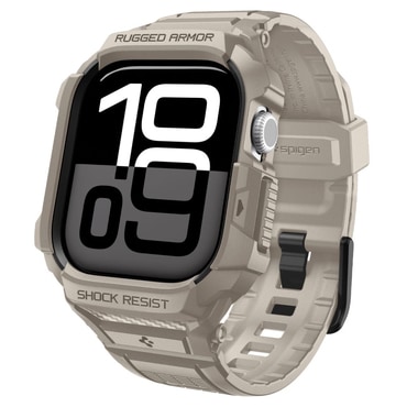 Maskica Spigen "Rugged Armor Pro V2" za Apple Watch 10 46mm / Watch 11 46mm - dune beige