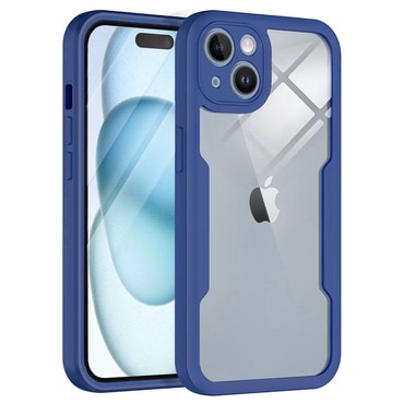 Hibridna Full Body maskica Techsuit "ColorVerse 360" za iPhone 15 Plus - blue