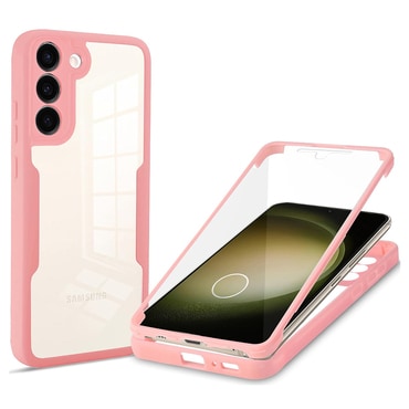 Hibridna Full Body maskica Techsuit "ColorVerse 360" za Samsung Galaxy S23 Plus - pink