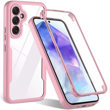 Hibridna Full Body maskica Techsuit "ColorVerse 360" za Samsung Galaxy A54 5G - pink