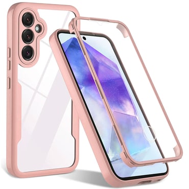 Hibridna Full Body maskica Techsuit "ColorVerse 360" za Samsung Galaxy S24 Plus - pink